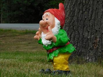 Einmalig: Figur „Gnome Grün“ – 57 cm – Polystone