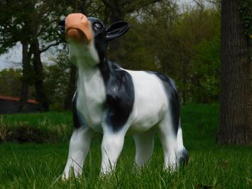 Vache - statue en polystone - 70 cm - en couleur réaliste