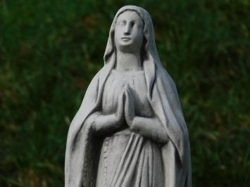 Marie en prière - statue en pierre - 54 cm - détaillée