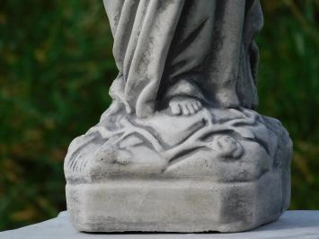 Marie en prière - statue en pierre - 54 cm - détaillée