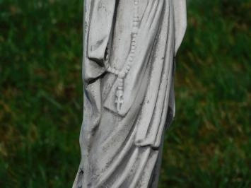 Marie en prière - statue en pierre - 54 cm - détaillée