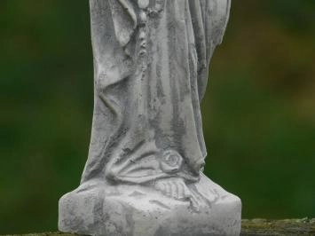 Marie - en prière - statue en pierre - 30 cm - blanc classique