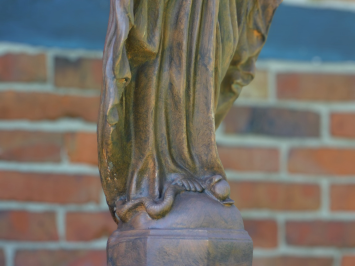 Beeld Maria - 93 cm - Steen in Oxide