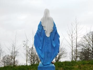 Maria - Polystone-Statue - 90 cm - in Farbe und Detail