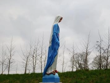 Maria - Polystone-Statue - 90 cm - in Farbe und Detail