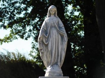 Marienfigur aus Stein – klassische Gartenstatue – 62 cm