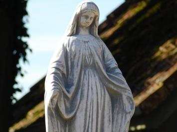 Statue de la Vierge Marie en pierre – modèle de jardin – 62 cm