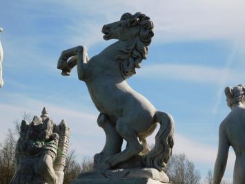 Beeld Paard op Sokkel - 160 cm - Steen