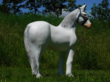 Statue de cheval blanc – polystone – 75 cm – décoration élégante