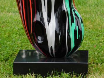 XL Paardenhoofd Kunstbeeld op Voet – 152 cm – Polystone – Modern Design