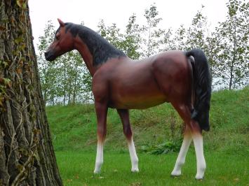 Cheval - Statue XXL - 190 x 220 cm - Décoration polystone