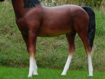 Cheval - Statue XXL - 190 x 220 cm - Décoration polystone