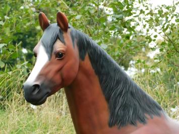 Cheval - Statue XXL - 190 x 220 cm - Décoration polystone