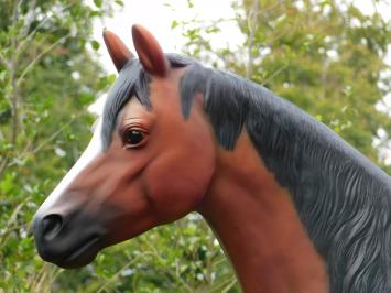 Cheval - Statue XXL - 190 x 220 cm - Décoration polystone