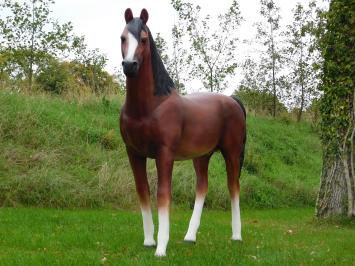 Cheval - Statue XXL - 190 x 220 cm - Décoration polystone
