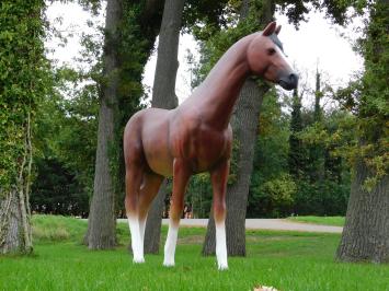 Cheval - Statue XXL - 190 x 220 cm - Décoration polystone