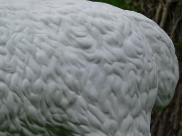 Mouton - statue en polystone - 80 cm - couleur blanche - avec détails