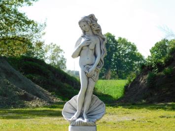 Statue Frau mit Muschel - 82 cm - Stein
