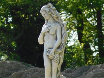 Statue Frau mit Muschel - 82 cm - Stein