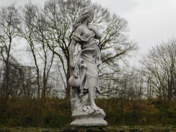 Femme à la cruche - statue en pierre - 68 cm - détaillée