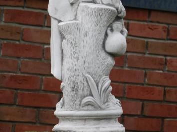 Femme à la cruche - statue en pierre - 68 cm - détaillée