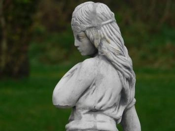 Femme à la cruche - statue en pierre - 68 cm - détaillée