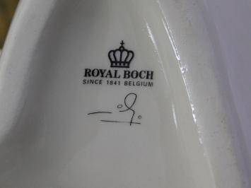 Ours en porcelaine – ivoire – décor Royal Boch – 28 cm