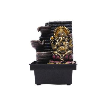 Binnenfontein Ganesha - polystone - 18 cm - decoratie