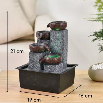 Binnenfontein, fontein voor in huis, Zen waterornament