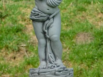 Ange - avec vase - statue en pierre - 70 cm - pot de fleurs