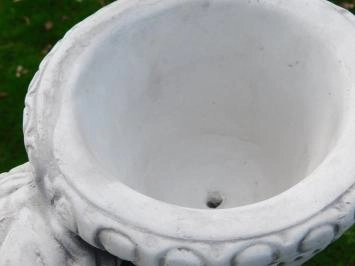 Ange - avec vase - statue en pierre - 70 cm - pot de fleurs