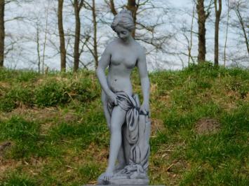 Statue Halbnackte Frau - 65 cm - Stein