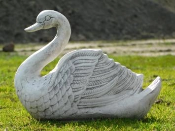Bloempot zwaan - 45 cm - steen