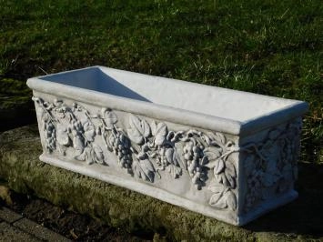 Blumenkasten mit Weintrauben - 70 cm - Stein