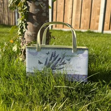Lavendel" Blumenkasten  Gartendekoration aus Metall