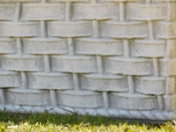 Jardinière en pierre – 90 cm – design classique – avec relief