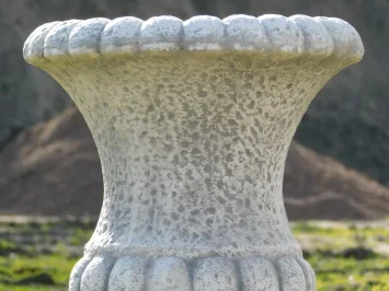 Vase de jardin robuste - 55 cm - en pierre - décoration de jardin