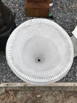 Pot de fleur massif lourd - 57 cm- pierre