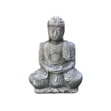 Boeddha - handgebaar meditatie - stenen beeld - 39 cm