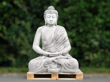 Buddha-Statue aus Stein – groß – 155 cm hoch – Gartenstatue