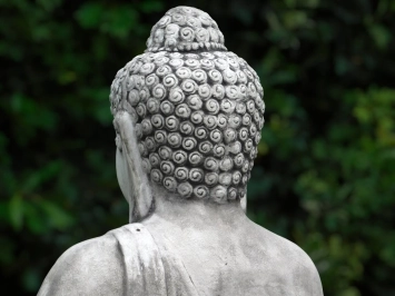 Statue de Bouddha en pierre - grande - 155 cm de haut - jardin