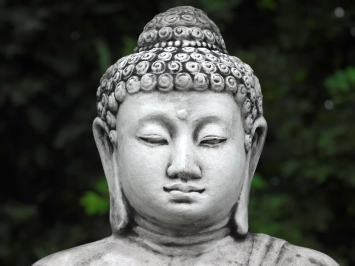 Statue de Bouddha en pierre - grande - 155 cm de haut - jardin