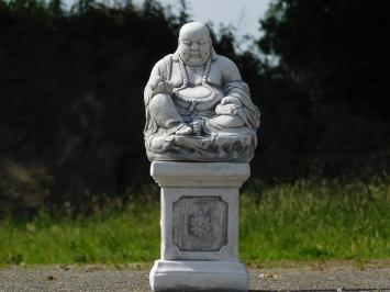 Boeddha op Sokkel - 55 cm - Steen