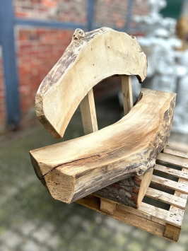 Banc tronc d’arbre – décoration robuste – bois massif – 205 cm