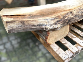 Banc tronc d’arbre – décoration robuste – bois massif – 205 cm