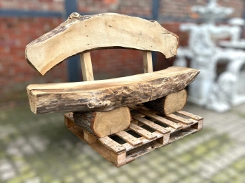 Banc tronc d’arbre – décoration robuste – bois massif – 205 cm