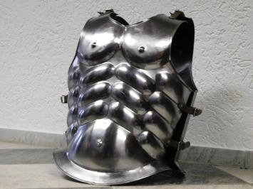 Cuirasse grecque de poitrine et de dos - armures - armures d'acier