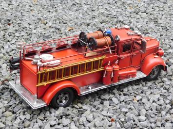 Forse brandweerauto - handgemaakt van metaal
