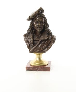 Skulptur aus Bronze, Rembrandt Harmenszoon van Rijn, Bronzebüste