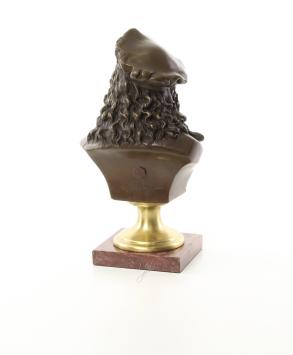 Sculptuur brons, Rembrandt Harmenszoon van Rijn, bronzen buste